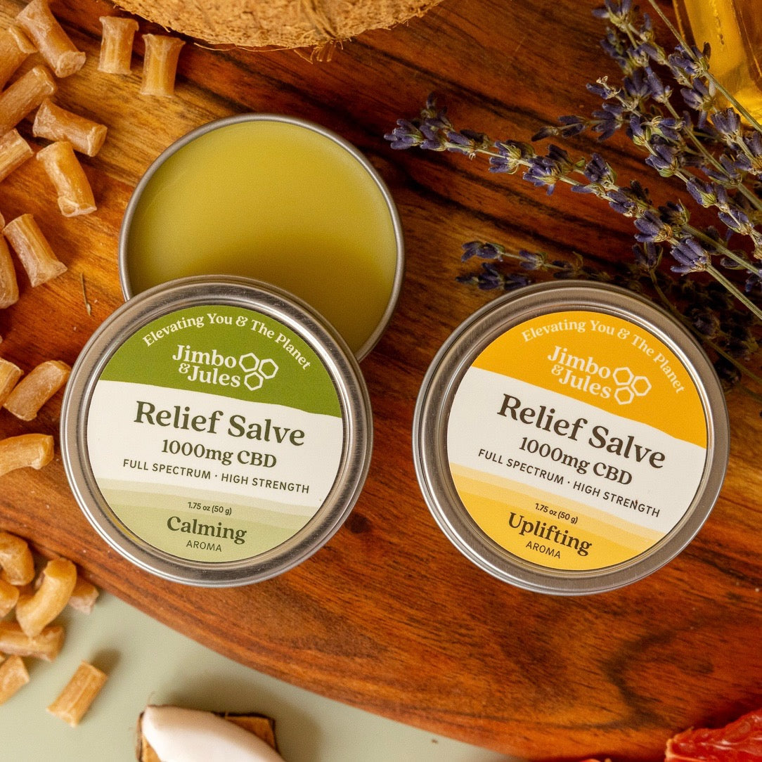CBD Relief Salve Calming and Uplifting Aromas